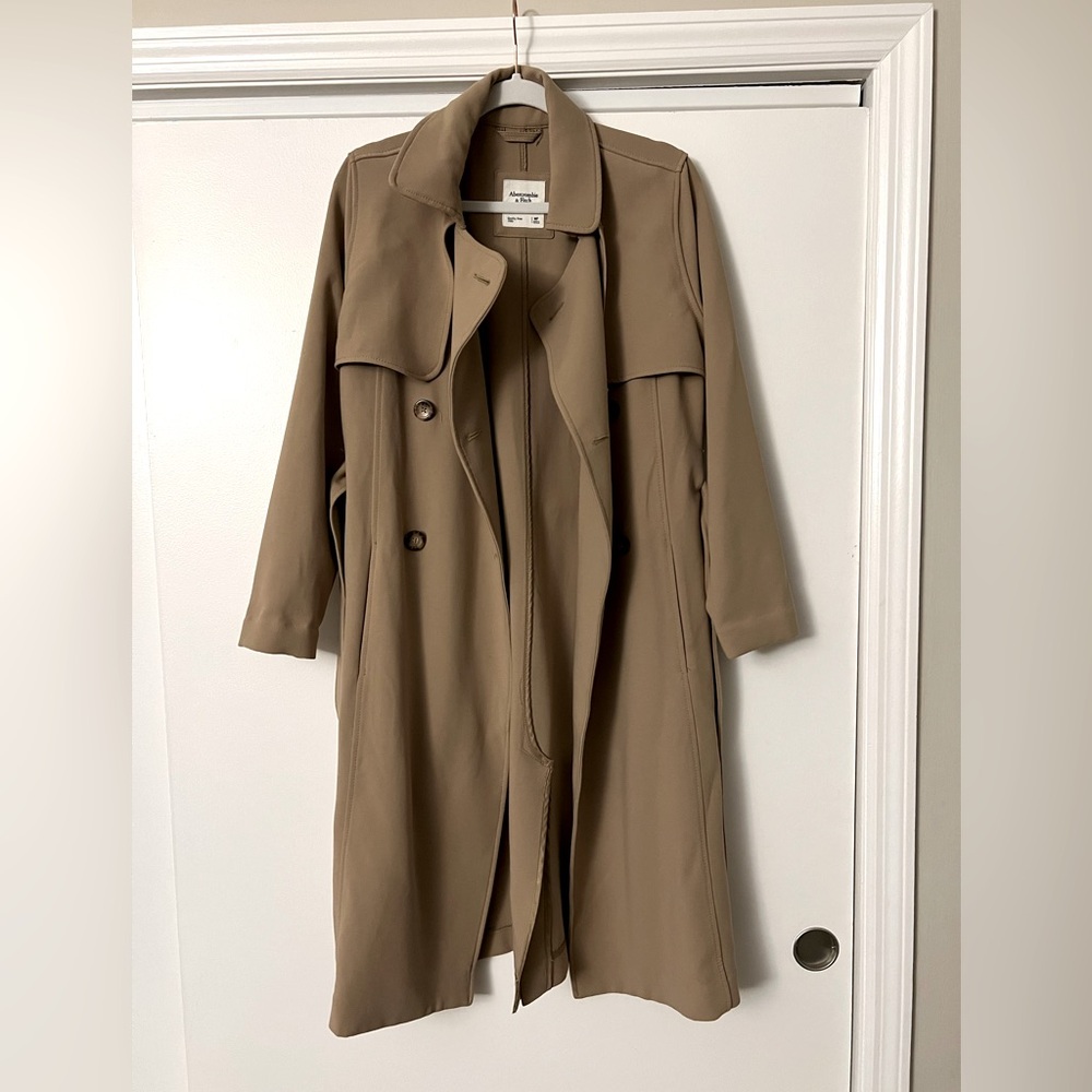 Abercrombie & Fitch Tan Pea Coat